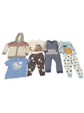 Toddler Boy Clothes Lot 18M Mayoral Jacket Sesame Street Outfit Bundle B